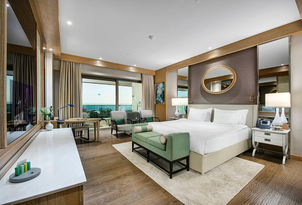 Regnum Carya | Accommodation | Jade Room Sea View | Living Area