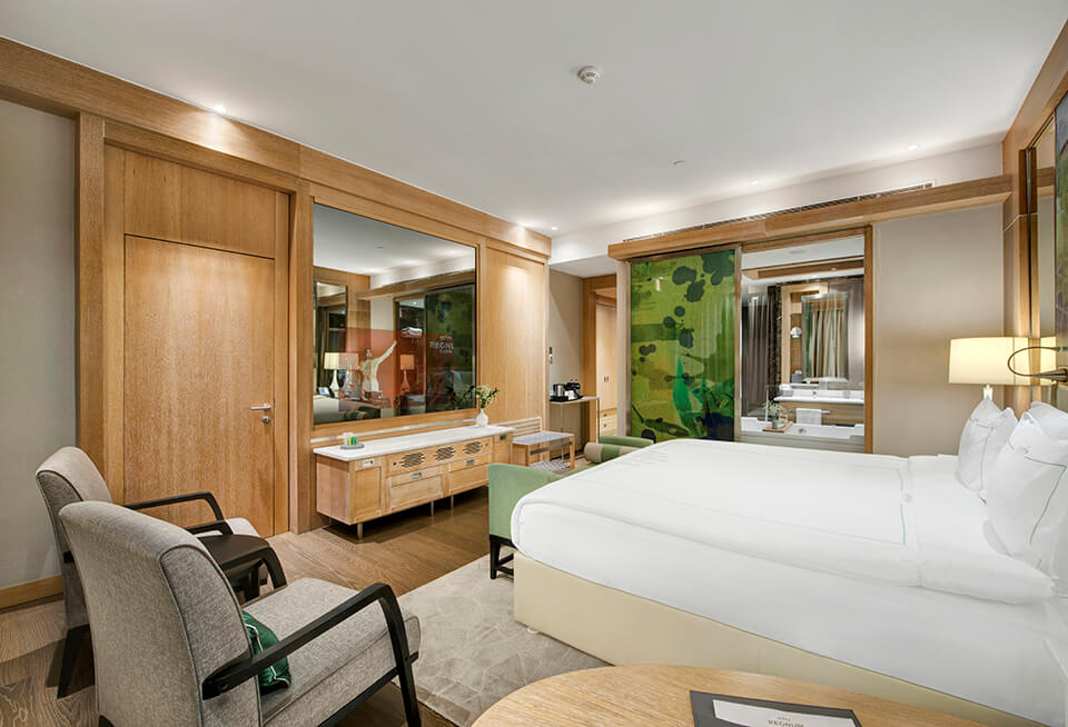 Regnum Carya | Accommodation | Jade Senior Room | Bed | 2