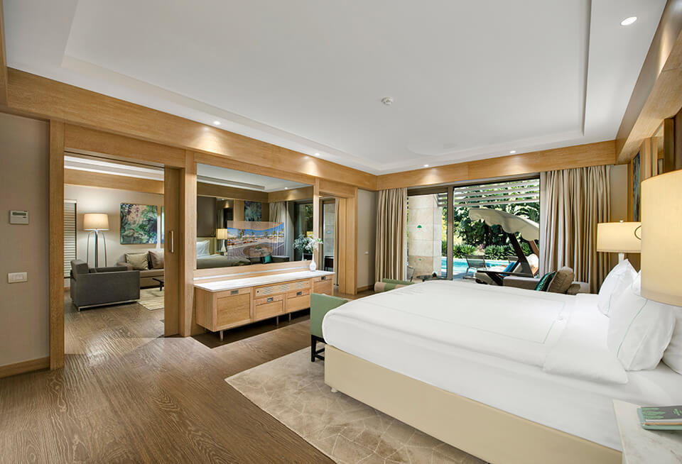 Regnum Carya | Accommodation | Pearl Pool Suite | Bedroom | 2
