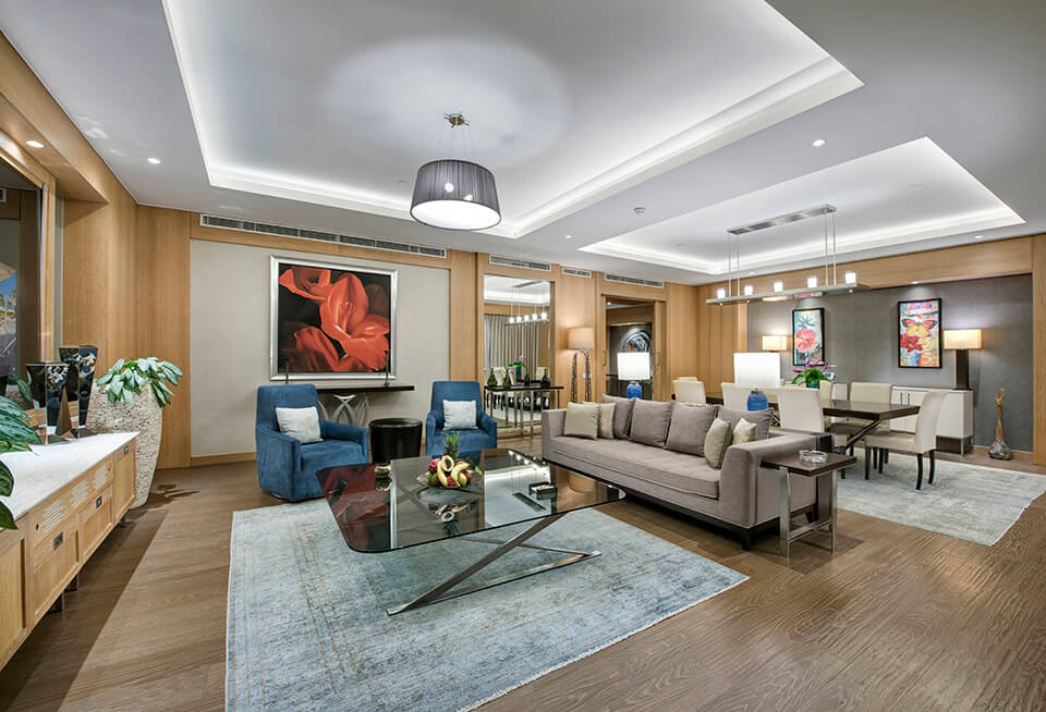Regnum Carya | Accommodation | Jade Presidential Suite | Living Area | 1