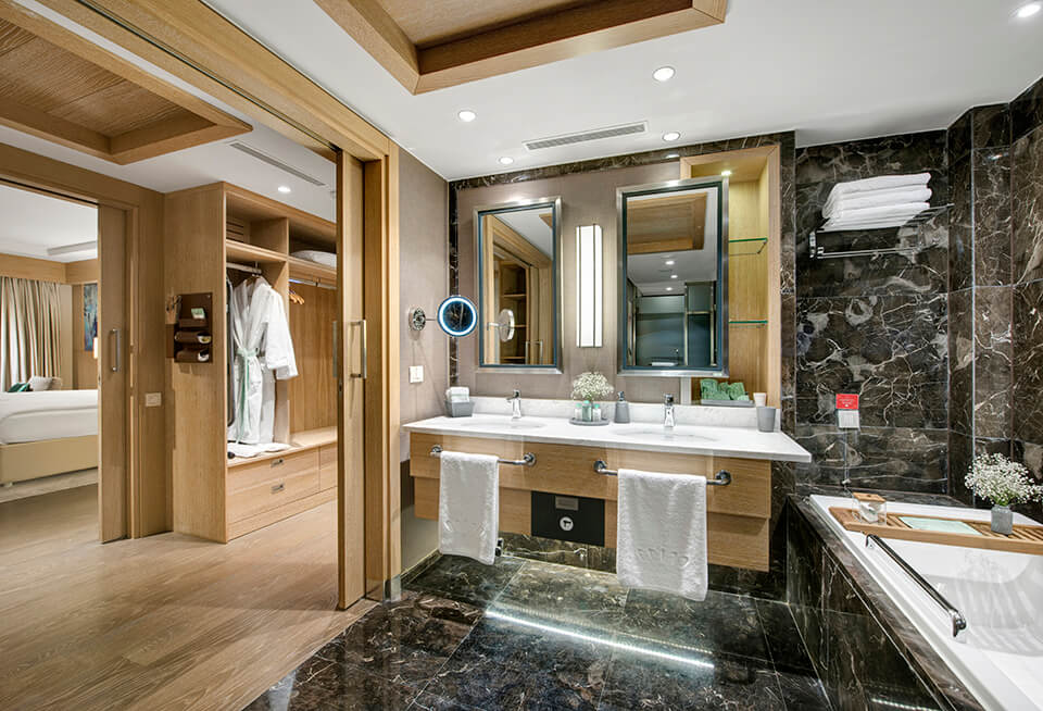 Regnum Carya | Accommodation | Pearl Pool Suite | Bathroom