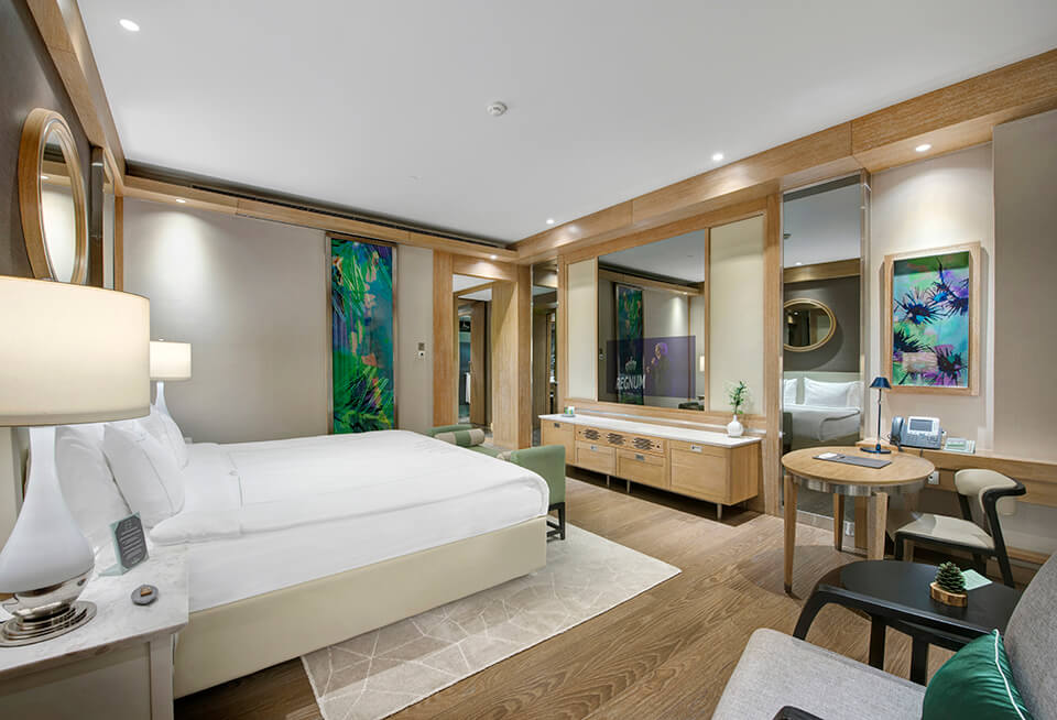 Regnum Carya | Accommodation | Jade Room Sea View | Bed