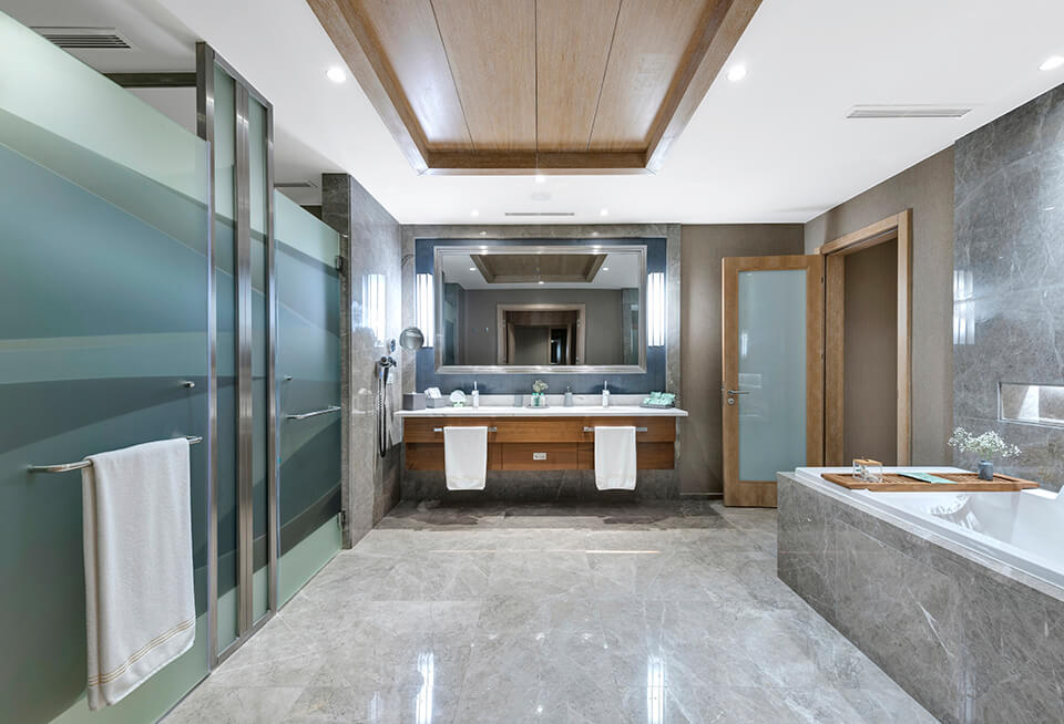 Regnum Carya | Accommodation | Tiara Villa | Bathroom 01