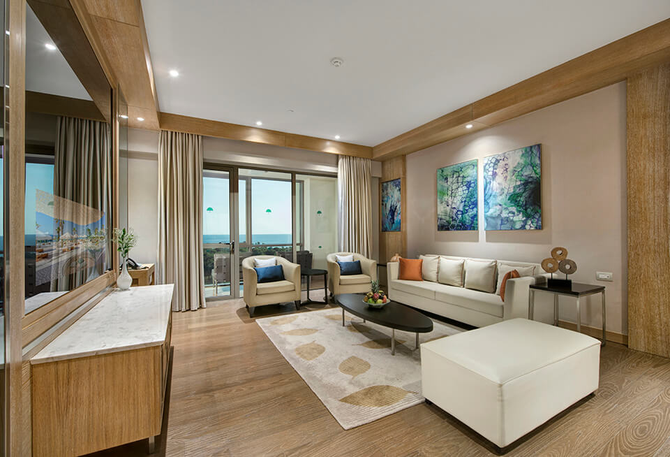 Regnum Carya | Accommodation | Jade Suite | Living Room | 2